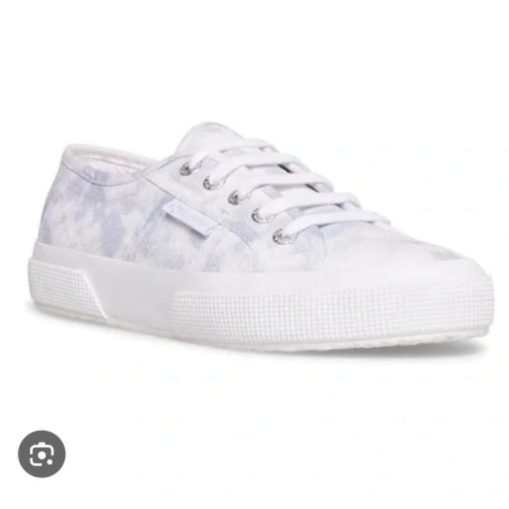 SPERGA 2750 Fantasy Cotu light blue tie dye sneakers shoes 9.5